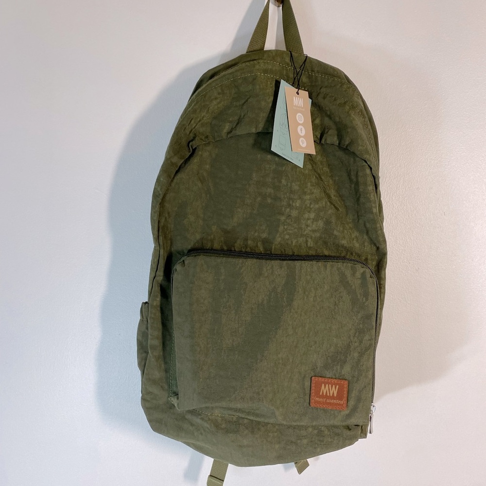 Eco-friendly foldable backpack